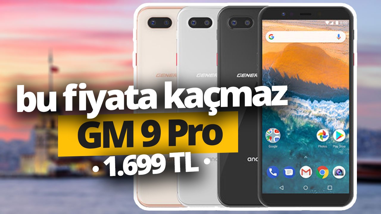 1.699 TL Fiyatıyla GM 9 Pro neler sunuyor?