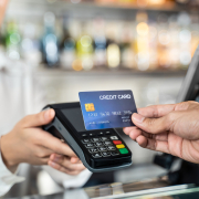 close up of customer hand using dummy credit card 2021 10 28 21 20 13 utc min